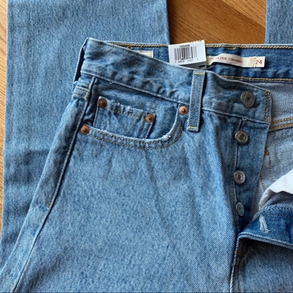 NWT Levi's Premium Wedgie Fit Straight 24 - Picture 7 of 12